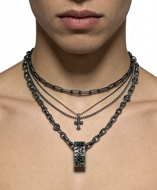 Chrome Hearts Necklace-074