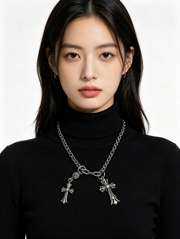 Chrome Hearts Necklace-075