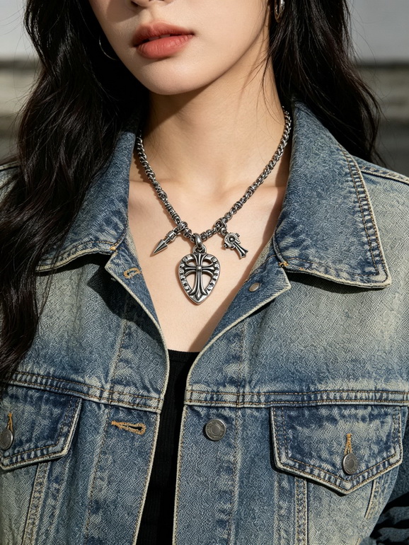 Chrome Hearts Necklace-078