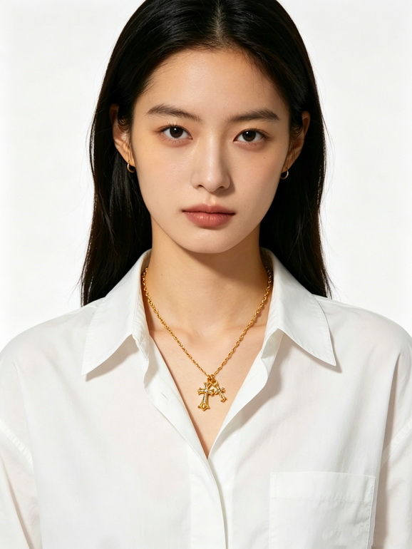 Chrome Hearts Necklace-080