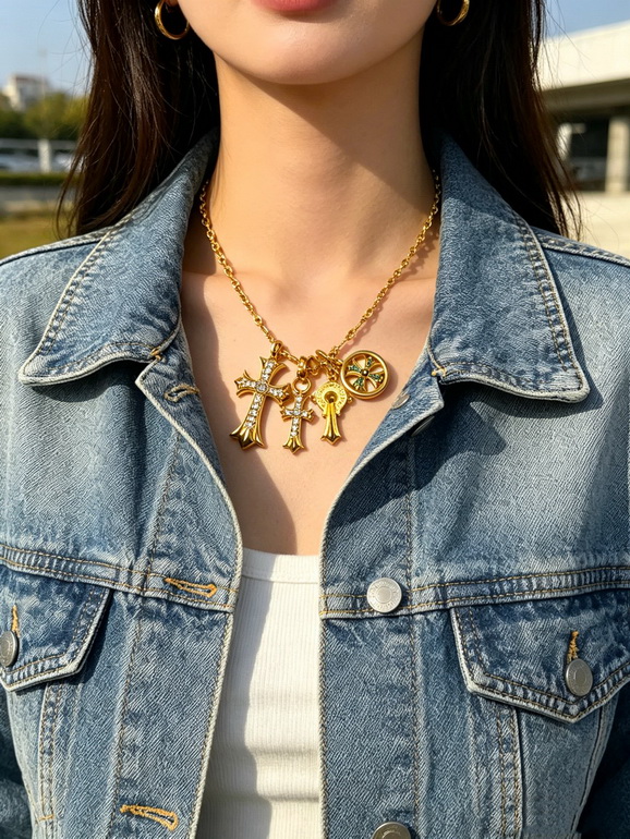 Chrome Hearts Necklace-087