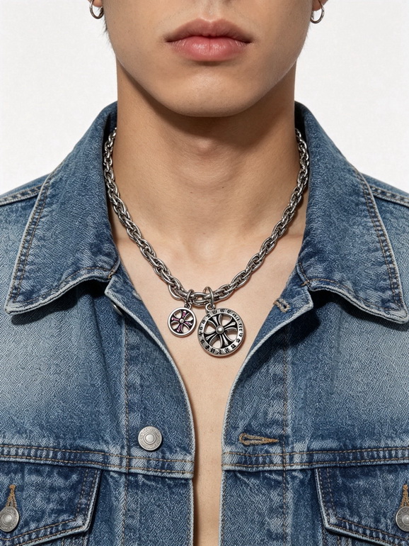 Chrome Hearts Necklace-090